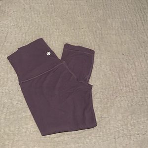 Lululemon Align leggings 21in- deep purple